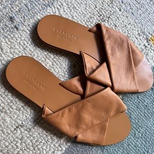 Everlane leather slide sandals